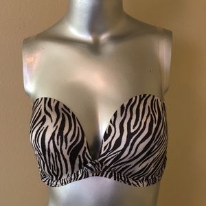 Victoria's Secret Very Sexy Multi-Way Bra In Zebra Print